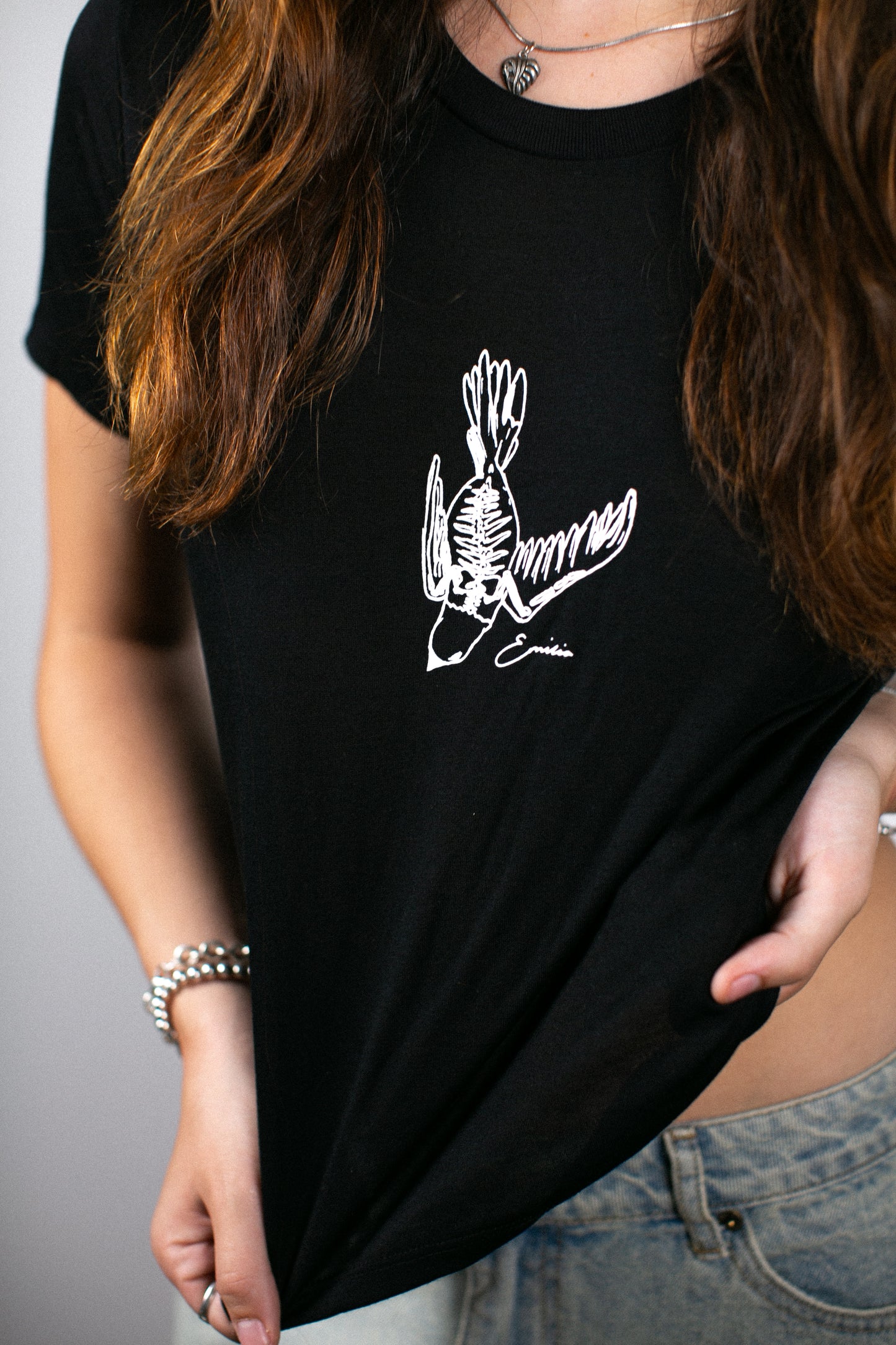 Skeleton Crop Top